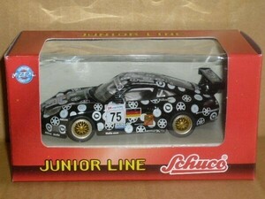 1/43 Schuco Porsche 4-16 black / white 