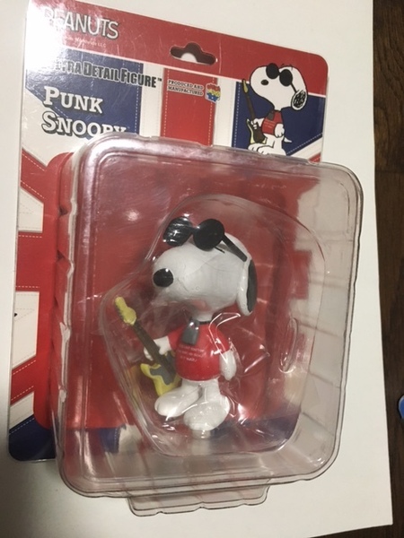 SNOOPY フィギュア UDF ピーナッツ スヌーピー PUNK バンド パンク ロック ジョークール joe cool ギター 新品