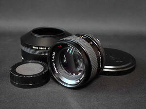 【近】CONTAX Carl Zeiss 1.4／50 T・55／86 RING 防湿庫保管 美品