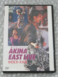 DVD/中森明菜/The 8th Anniversary AKINA EAST LIVE INDEX-XXⅢ/WPBL-90065/1989