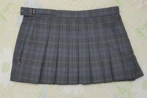 高校 中学 制服 ミニスカート 青チェック W70-25 冬