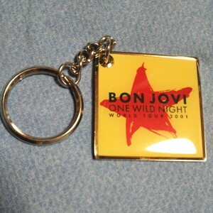 BON JOVI☆BON JOVI 2001 ツアーキーホルダー☆中古品☆未使用 