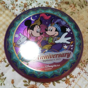 ディズニーシー14th Anniversary 缶バッジ ◇中古品◇未使用◇1点