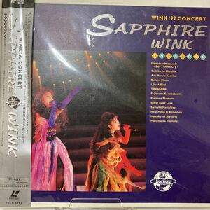 LD レーザーディスク帯付 WINK'92 CONCERT／SAPPHIRE