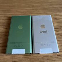 【Apple アップル】iPod nano 第7世代 MD480J / MD478J 16GB 銀 緑 2台セット まとめ売り 本体のみ_画像7