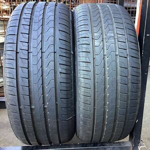 225/45R17 91Ｗ ２本 ピレリ チントゥラート P7 ランフラット 中古 バリ山 (106033k1602) CINTURATO レクサス ベンツ ノーパンク RFT