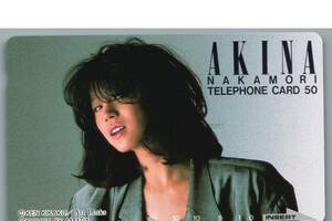 【未使用】中森明菜　テレホンカード テレカ⑦　-14-