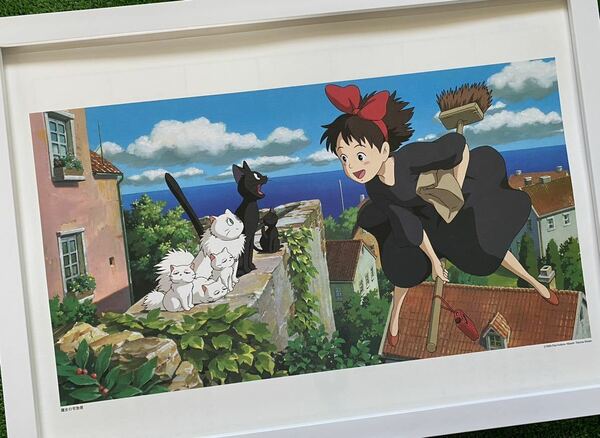 【激レア】ジブリ　魔女の宅急便　ポスター　宮崎駿　カレンダー　2003年　STUDIO GHIBLI 検)セル画　原画　ポストカード　イラスト