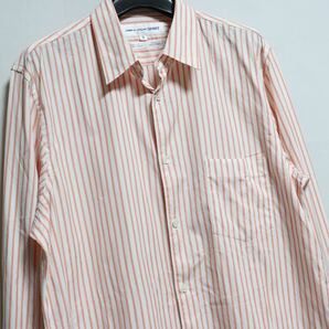 希少【comme des garcons shirt コムデギャルソン シャツ】フランス製 ストライプ/シャツ 長袖シャツの画像3
