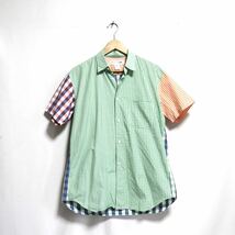 希少【comme des garcons shirt コムデギャルソン】シャツ 半袖シャツ/ギンガム チェック_画像1