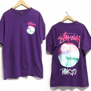 希少【stussy ステューシー 】8ボール ロゴ 半袖 カットソー Tシャツ