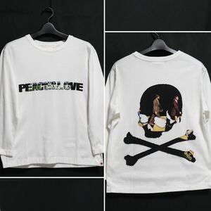 希少【mastermind japan マスターマインド】スカル パッチワーク/長袖 カットソー Tシャツ/90's BEATLES ビートルズ