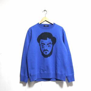  rare [undercover undercover ] port Ray to/ face Logo sweat sweatshirt 