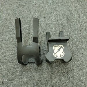 トゥークリップ MASH nylon double toe clips black Mサイズ