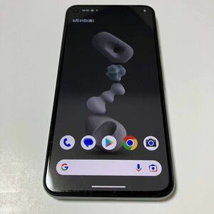 【ジャンク品】 au Google Pixel 5 ソータセージ 128GB SIMロック解除済 傷あり