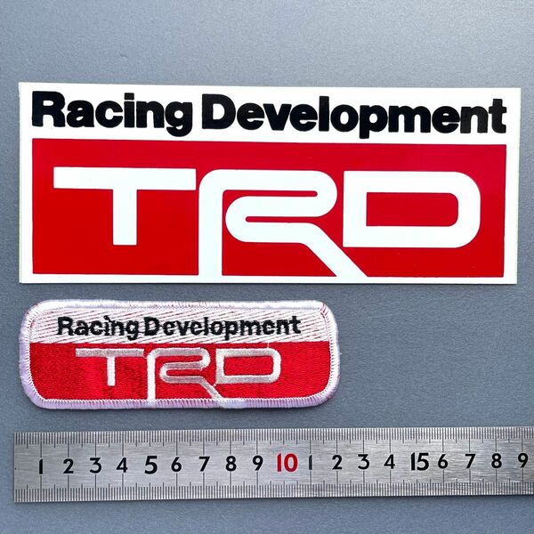 TRD ワッペンステッカーセット未使用当時物1980年代デッドストック モータースポーツ旧車F1レーシングトヨタTOYOTA