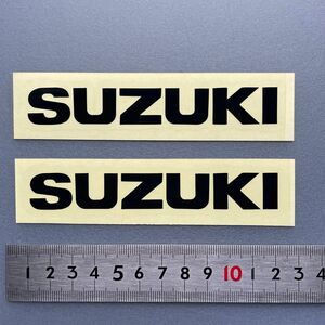 Suzuki スズキ　デカール2枚ステッカー未使用 当時物1980年代デッドストック旧車バイクレーシングモータースポーツビンテージ