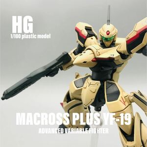 HGマクロスプラス YF-19 全塗装済み　完成品