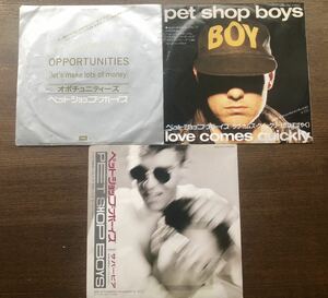  pet * shop * boys * single record 3 pieces set *PET SHOP BOYS