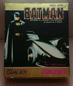 ゲームボーイ バットマン ゲームボーイソフト 外箱ダメージ有り サン電子株式会社 レトロ