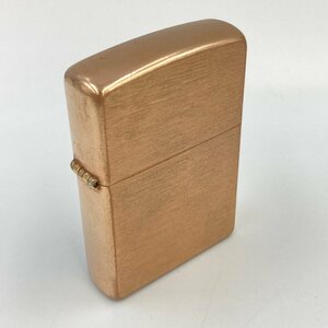 5.23MT-E1601★ZIPPO オイルライター★Solid Copper カッパー 2005年製 ジッポー lighter 喫煙具 EA0/EB0