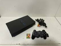 【ソニー PS2 本体セット SCPH-15000 ブラック メモリーカード コントローラー 】_画像1