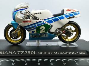 1/24 チャンピオンバイク 少し難有り #49 YAMAHA TZ250L CHRISTIAN SARRON 1984 ヤマハ 開封済 送料410円 同梱歓迎 追跡可 匿名配送