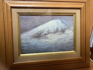 富士山油絵　近藤高雄「真作」 直筆サイン入り 油絵 油彩 風景画