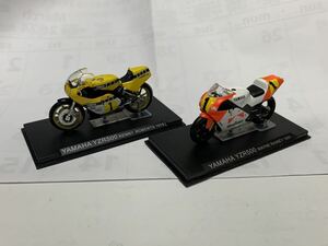 1/24 YAMAHA YZR500 2台セット　KENNY ROBERTS 1979 WAYNE RAINEY 1991デアゴスティーニ　チャンピオンバイクコレクション　