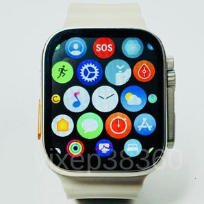 【2024最新型】Apple Watch Ultra2.代替品 スマートウォッチ 大画面 Ultra スマートウォッチ Android 通話 スポーツ 音楽 血中酸素 多機能.の画像1