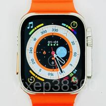 【2024最新型】Apple Watch Ultra2 代替品.スマートウォッチ 大画面 Ultra スマートウォッチ Android 通話 スポーツ 音楽 血中酸素 多機能._画像2
