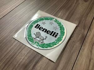 送料無料 BENELLI ベネリ ステッカー 3D シルバー