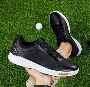 ..# туфли для гольфа мужской спорт обувь супер-легкий спортивная обувь спортивные туфли для мужчин и женщин прогулочные туфли "дышит" . скользить выдерживающий . чёрный цвет 24.0cm