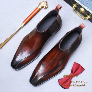  top class regular price 15 ten thousand Martin boots original leather boots cow leather Vintage worker handmade business shoes leather shoes gentleman shoes boots .. color 24.0cm