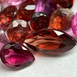 # красный серия камень . суммировать #m примерно 100ct/20g масса примерно разрозненный камни не в изделии драгоценнный камень ювелирные изделия jewelry гранат кварц турмалин 