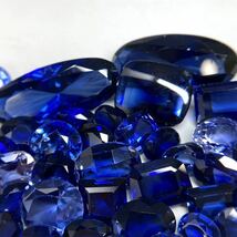 ■合成サファイアルースおまとめ■m約100ct 裸石 宝石 Sapphireサファイア コランダム ping jewelry ジュエリー CE0 _画像3