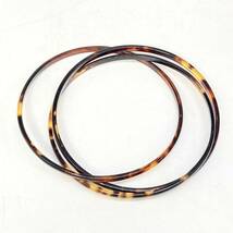 ■鼈甲ブレスレット5点おまとめ■m約41.5g コハク こはく アンバー べっ甲 べっこう amber bracelet accessory jewelry DA0_画像5