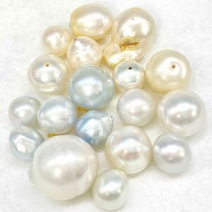■南洋白蝶アクセサリーパーツおまとめ■j約50g 南洋白蝶真珠 真珠 パール pearl necklace accessory jewelry parts 