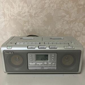 SONY ソニー CDダブルカセットラジカセ CFD-W78 オーディオ機器 