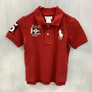 [PT13771] ラルフローレン ポロシャツ レッド系 24M RALPH LAUREN / 小型便OK