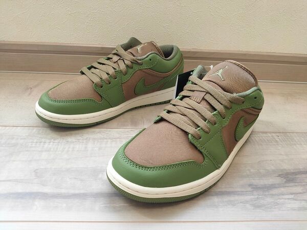 24cm NIKE WMNS AIR JORDAN 1 LOW SE ナイキ エアジョーダン ロー エア ジョーダン 緑
