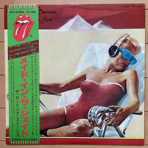 美品！ 東芝初盤 帯 完品「The Rolling Stones - Made In The Shade」79年 キースリチャーズ ミックジャガー ロンウッド チャーリーワッツ