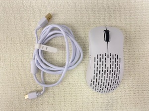 C217 訳あり 美品中古 動確済 pulsar パルサー 超軽量58g ワイヤレス ゲーミングマウス Xlite V2 Wireless ホワイト PXW01