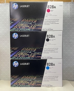 C309 新品未開封品 HP 純正 インク イメージドラム 858A 3色セット Black Cyan Magenta 黒 赤 青 CF358A CF365A CF359A