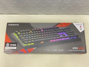 C76 展示品 SteelSeries スティールシリーズ 日本語版 メカニカルキーボード APEX M750 JP 64684 QX2メカニカルRGBスイッチ採用