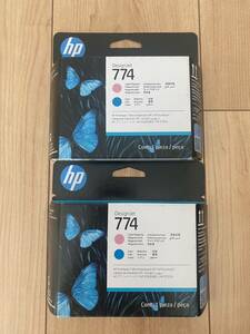 ◆112 2個セット HP 774 プリントヘッド ライトマゼンタ シアン P2V98A 使用期限 2025.2月 画像参照!!