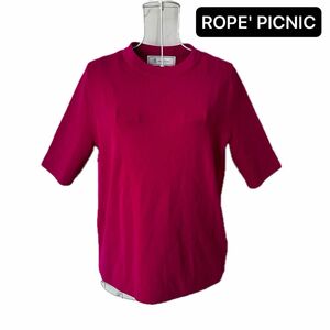 ROPE' PICNIC ロペピクニック　ニット　トップス　リブ　半袖