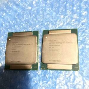 Intel Xeon E5-2630L V3 LGA2011-3 同ロット品 2枚組み 作動確認済み E5-2630LV3