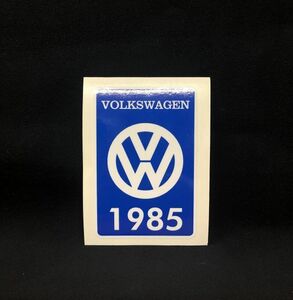 Volkswagen 1985 ステッカー ビートル 85 空冷 beetle vw フォルクスワーゲン kombi 空冷式 air cooled 空冷ワーゲン クラシック (-AC007vw
