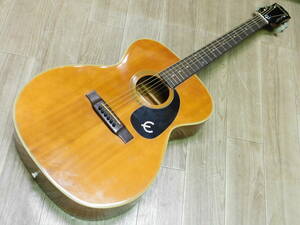 [ редкий товар /i постоянный модель ]70 годы сделано в Японии Epiphone FT132 Kimberly этикетка другой Gibson head текущее состояние MADE IN JAPAN/C482